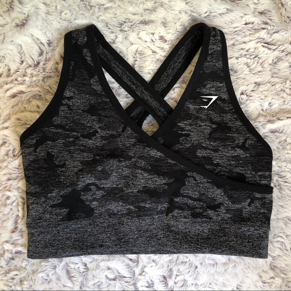 Gymshark Camo Seamless Sports Bra